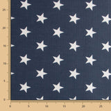 Waxed Cotton Stars Navy - Ribes y Casals