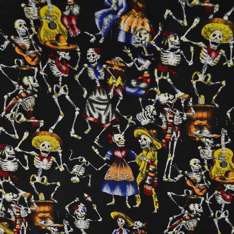Cotton Printed Skulls - Ribes y Casals