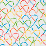 Cotton Multi Hearts Print - Ribes y Casals