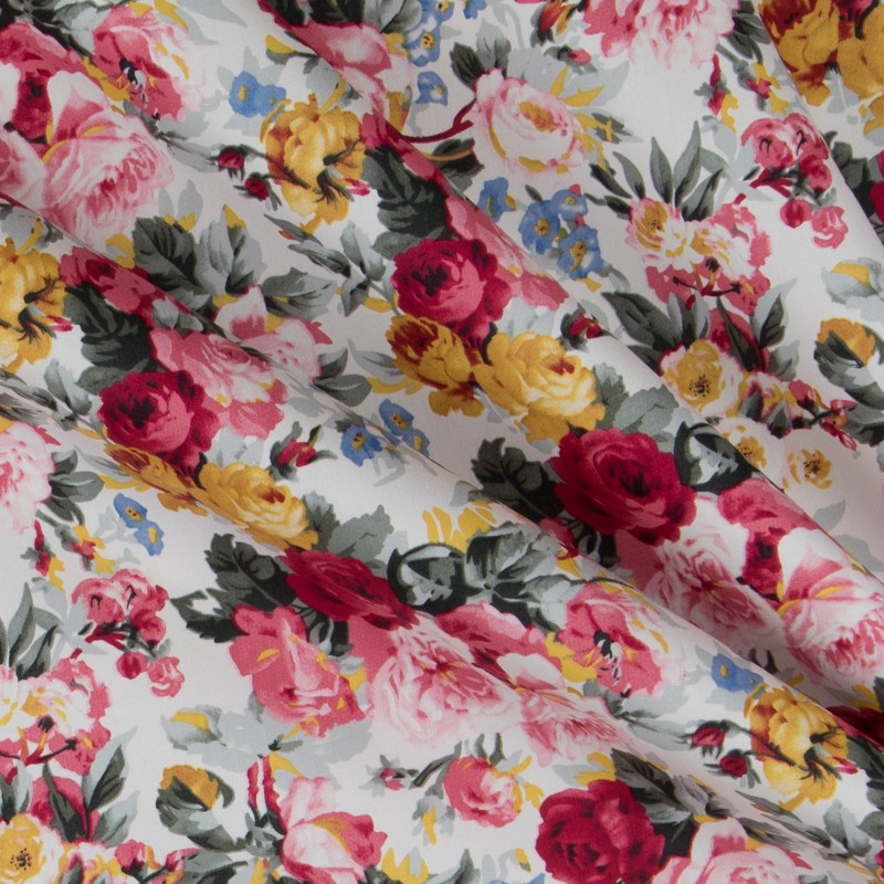 Lycra Cotton Cretonne Ecru - Ribes y Casals