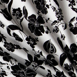 Lycra Cotton Floral White - Ribes y Casals