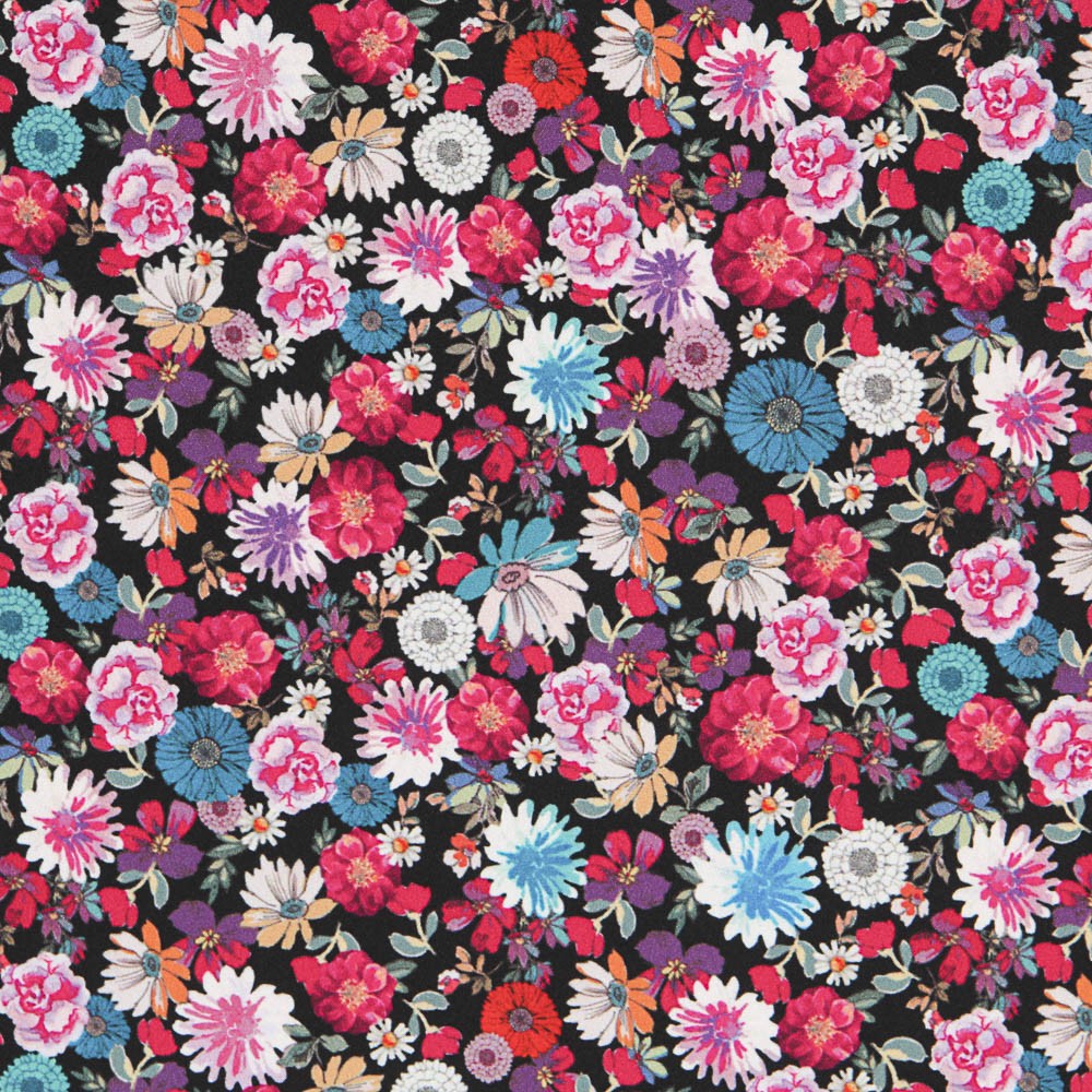 Floral Fashion Cotton Fuchsia - Ribes y Casals
