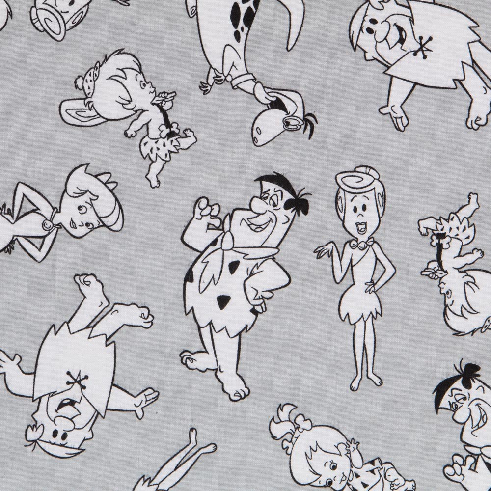 Flintstone Cotton Fabric Grey - Ribes y Casals
