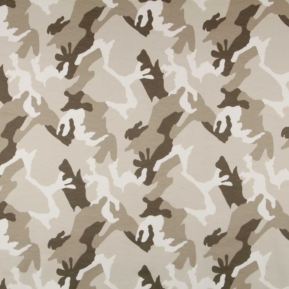 Spandex Cotton Beige Military - Ribes y Casals