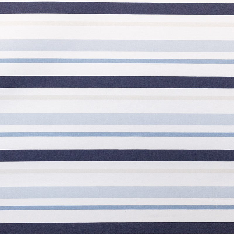 Spandex Cotton Multi Stripe Blue - Ribes y Casals