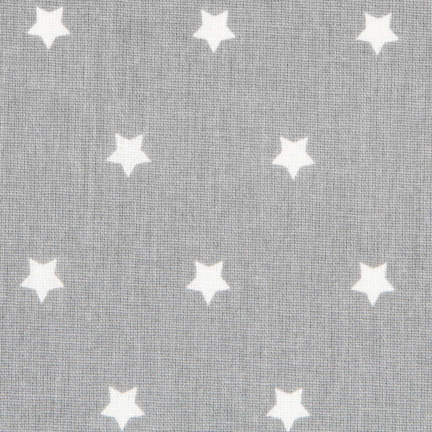 Cotton Stars White Light Gray - Ribes y Casals