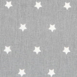 Cotton Stars White Light Gray - Ribes y Casals