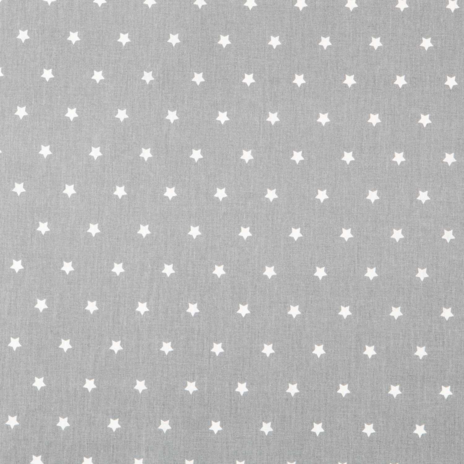 Cotton Stars White Light Gray - Ribes y Casals