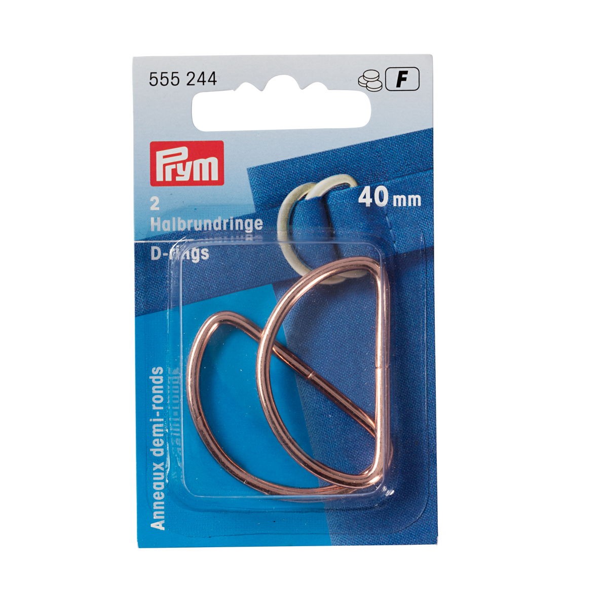 Prym - Semi-circular ring 40 mm. 555244 - Ribes y Casals