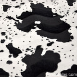 Animals Hair fabric Cow Black y White - Ribes y Casals