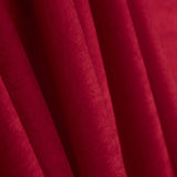 Red Faux Suede - Ribes y Casals