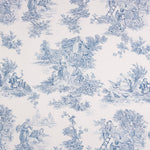 Tablecloth Anti-stain Resin Coated Toile de Jouy Blue - Ribes y Casals