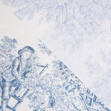 Tablecloth Anti-stain Resin Coated Toile de Jouy Blue - Ribes y Casals