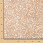 Sand Floral Outdoor Fabric - Ribes y Casals