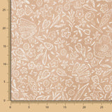 Sand Floral Outdoor Fabric - Ribes y Casals