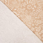 Sand Floral Outdoor Fabric - Ribes y Casals