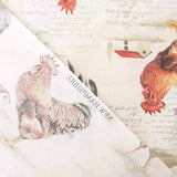 Roosters Stain-Resistant Resin Tablecloth - Ribes y Casals