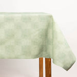 Penny Aqua Stain-Resistant Resin-Coated Tablecloth - Ribes y Casals