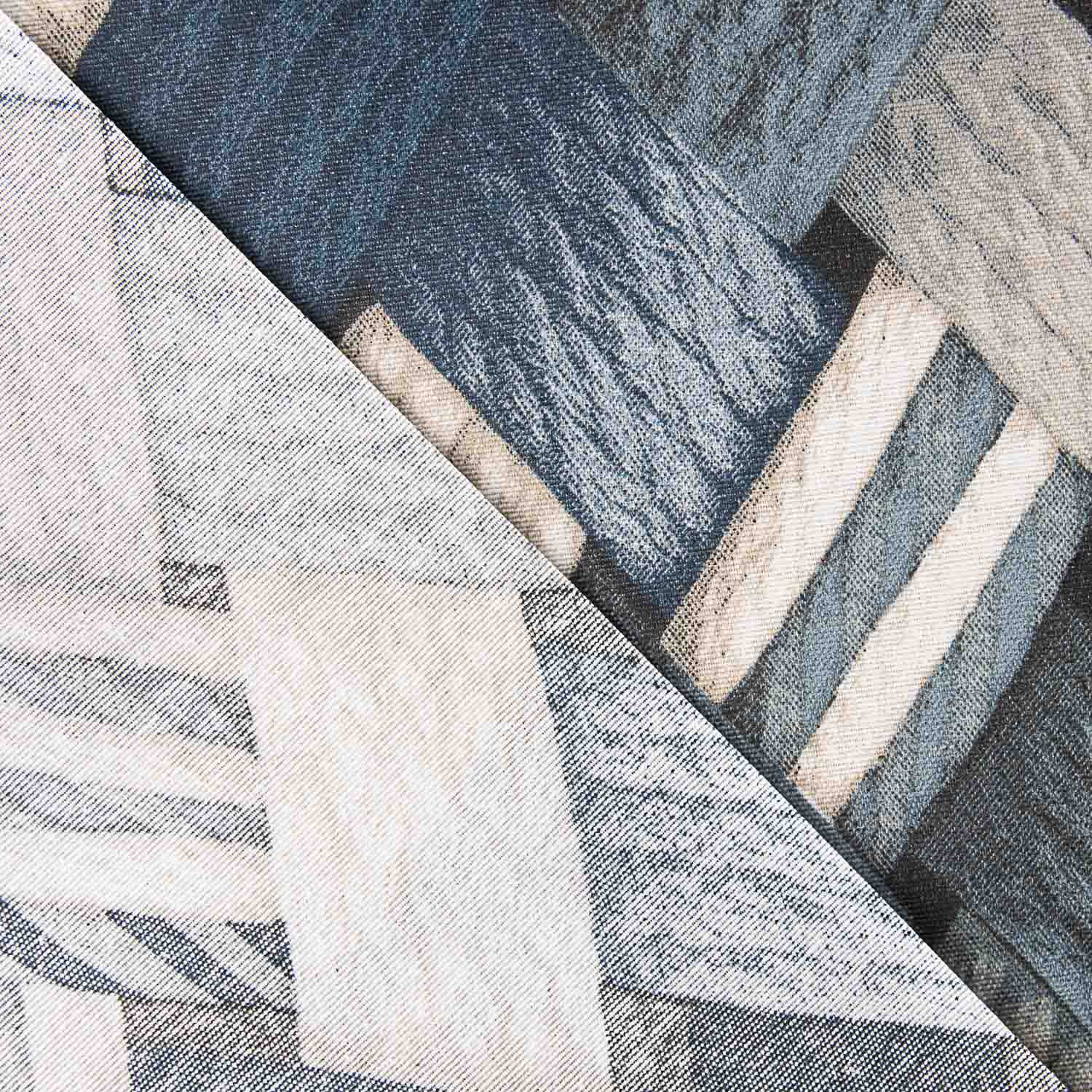 Blue Weave Stain-Resistant Table Linen - Ribes y Casals