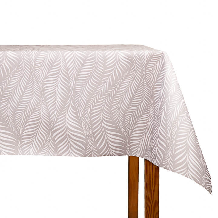 Resin-coated, stain-resistant palm leaves, beige - Ribes y Casals