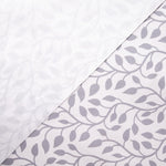 Resin-coated, stain-resistant, grey wildflower leaves tablecloths - Ribes y Casals