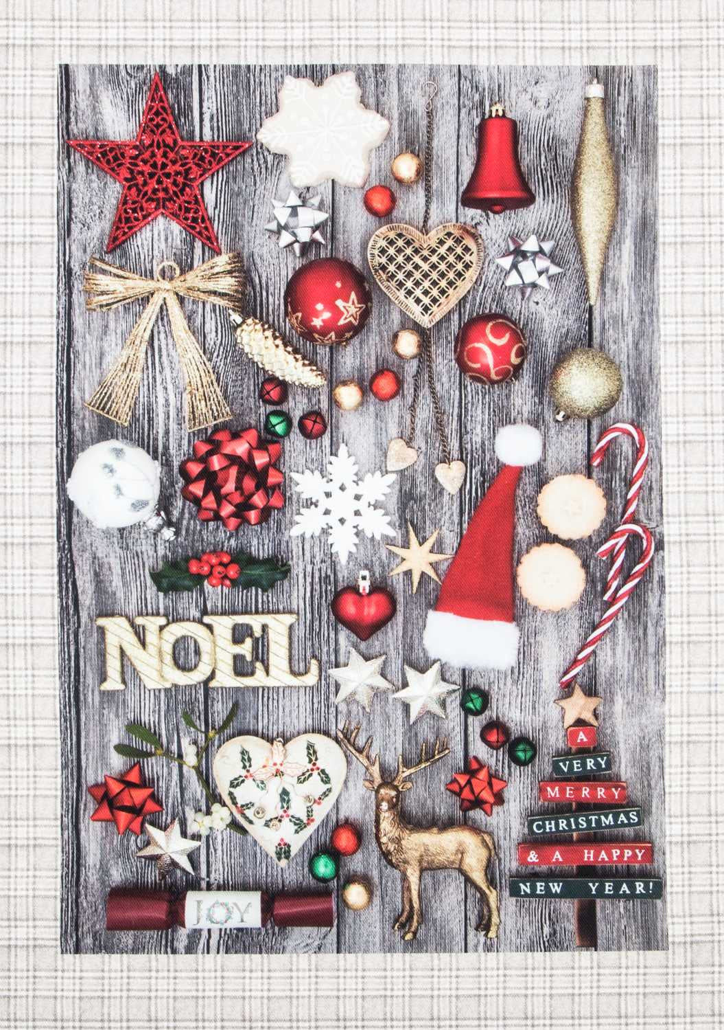 Merry Christmas Panel Canvas - Ribes y Casals