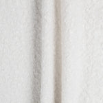 Natural White Curly Wool Coat Fabric - Ribes y Casals