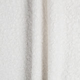 Natural White Curly Wool Coat Fabric - Ribes y Casals