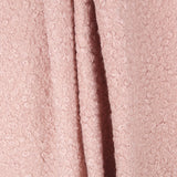 Nude Curly Wool Coat Fabric - Ribes y Casals