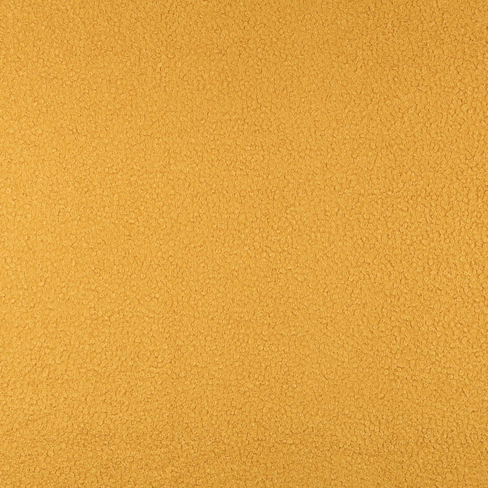 Ocher Curly Wool Coat Fabric - Ribes y Casals