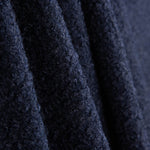 Boucle Coat Fabric Navy Blue - Ribes y Casals