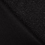 Curly Fabric Coat Black - Ribes y Casals