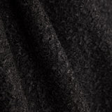 Curly Fabric Coat Black - Ribes y Casals