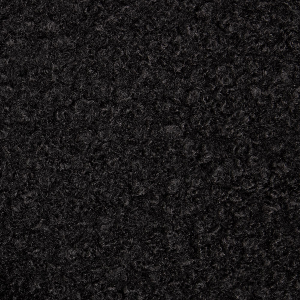 Curly Fabric Coat Black - Ribes y Casals