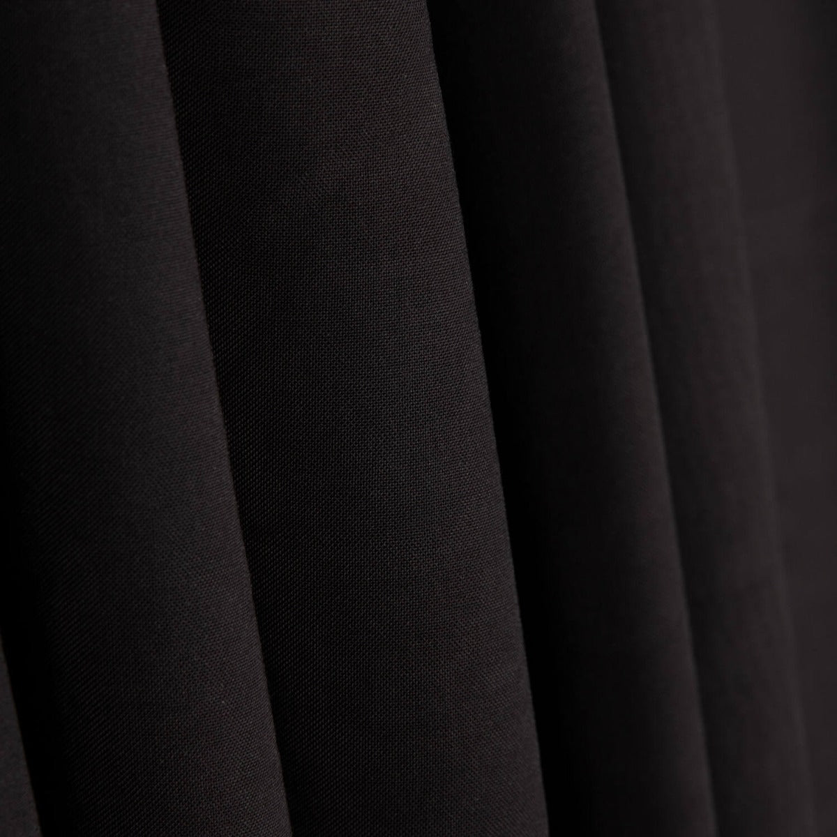 Black Plain Bamboo Fabric - Ribes y Casals