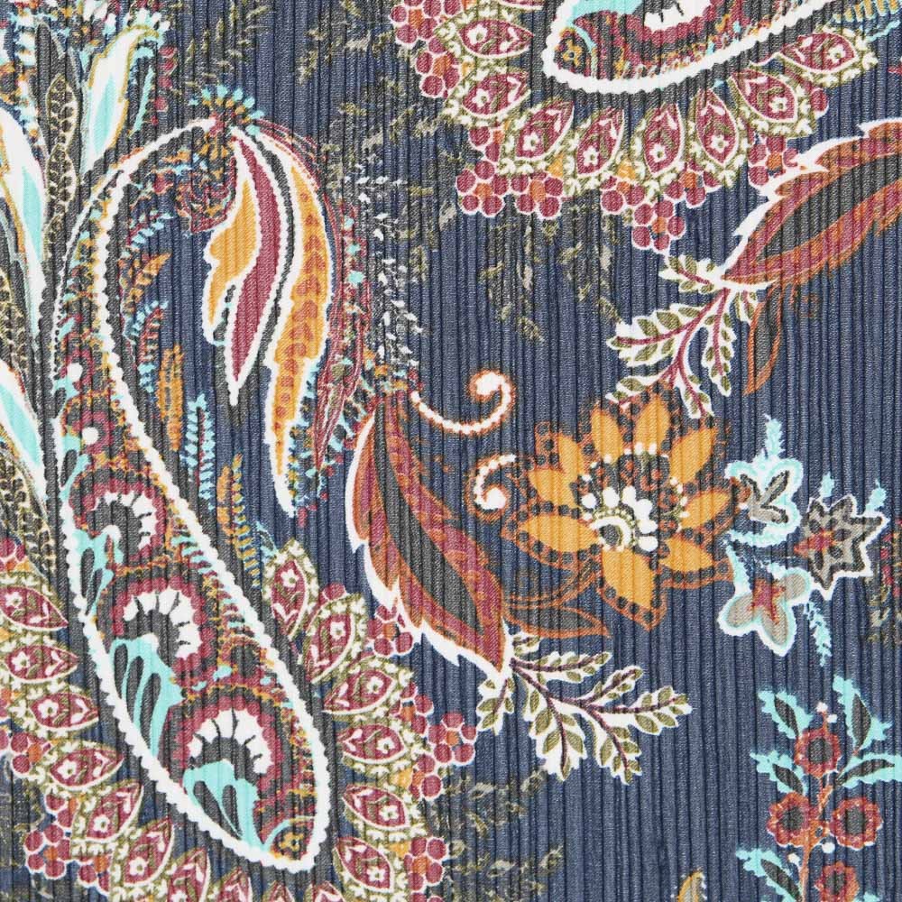 Double Crepe Night Blue paisley - Ribes y Casals