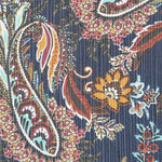 Double Crepe Night Blue paisley - Ribes y Casals