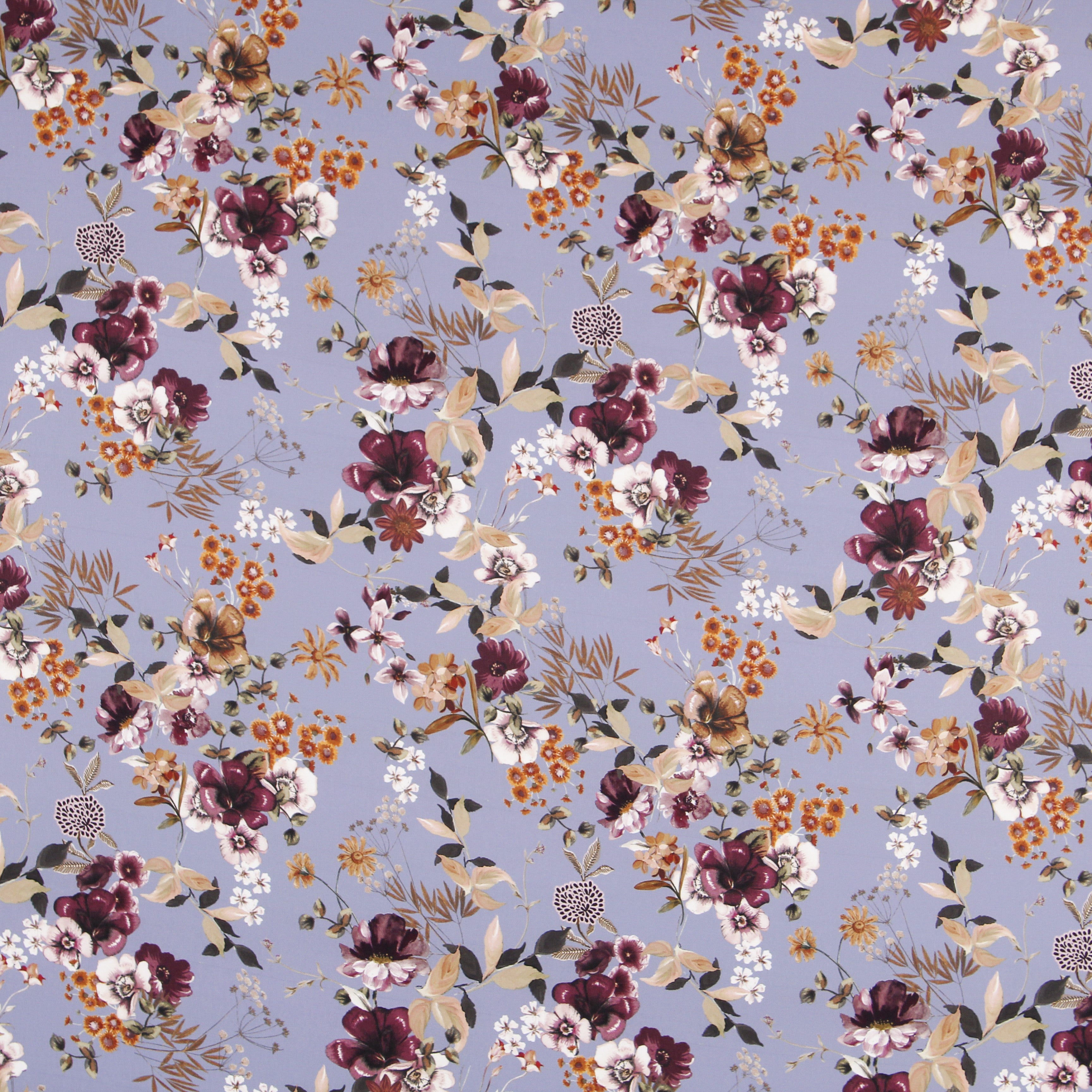 Double Gauze Floral Lilac - Ribes y Casals