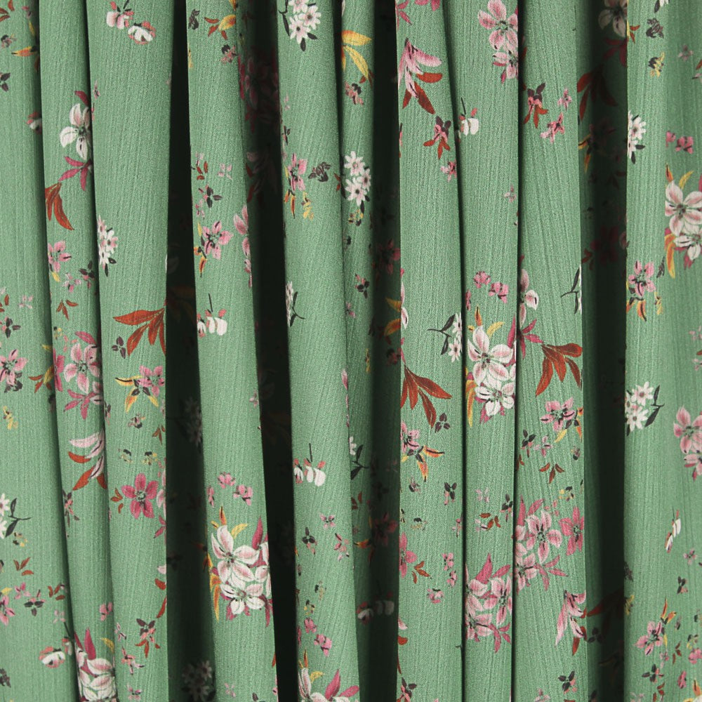 Double Gauze Polyester Garden Green - Ribes y Casals