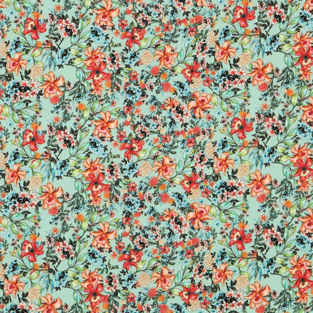 Viscose Green Tropical Bamboo - Ribes y Casals