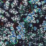 Doube Gauze Floral Midnight Blue - Ribes y Casals