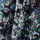 Doube Gauze Floral Midnight Blue - Ribes y Casals