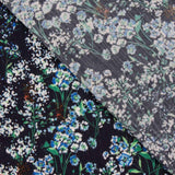 Doube Gauze Floral Midnight Blue - Ribes y Casals