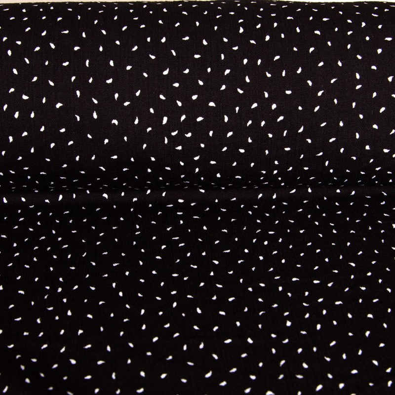 Bambula Viscose Petals Black - Ribes y Casals