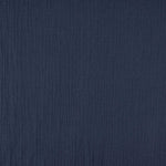 Navy Blue Cotton Muslin 135 cm - Ribes y Casals