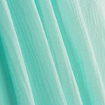 Light Turquoise Cotton Crinkled Double Gauze - Ribes y Casals
