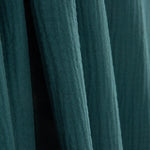 Duck Blue Cotton Crinkled Double Gauze - Ribes y Casals