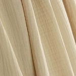 Beige Cotton Crinkled Double Gauze - Ribes y Casals