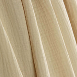 Beige Cotton Crinkled Double Gauze - Ribes y Casals