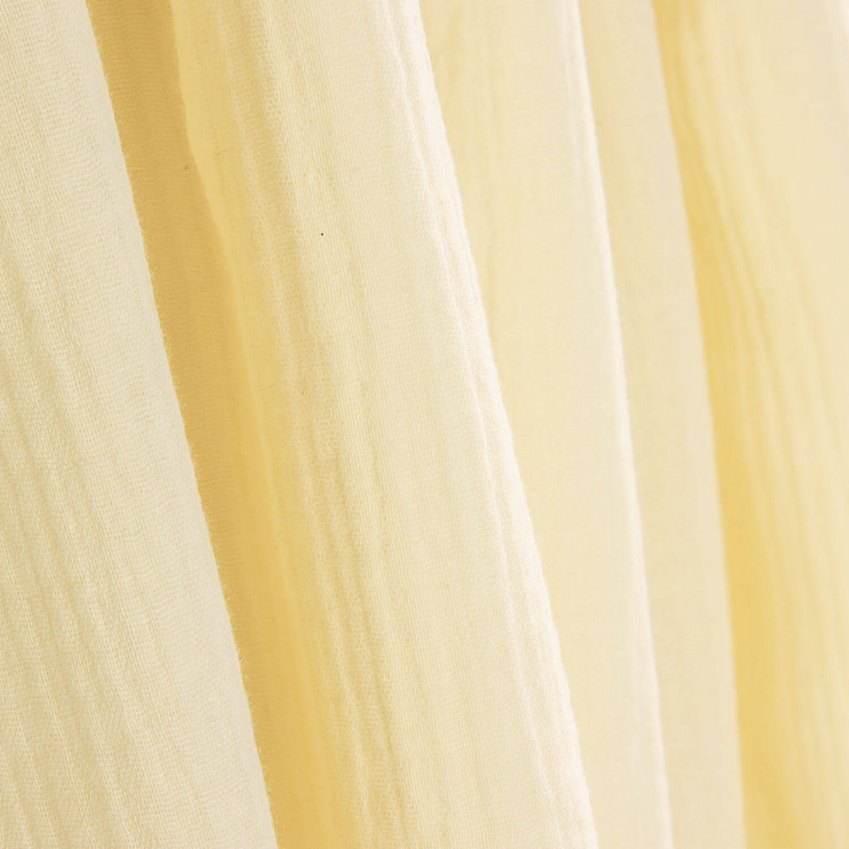Cream Cotton Crinkled Double Gauze - Ribes y Casals